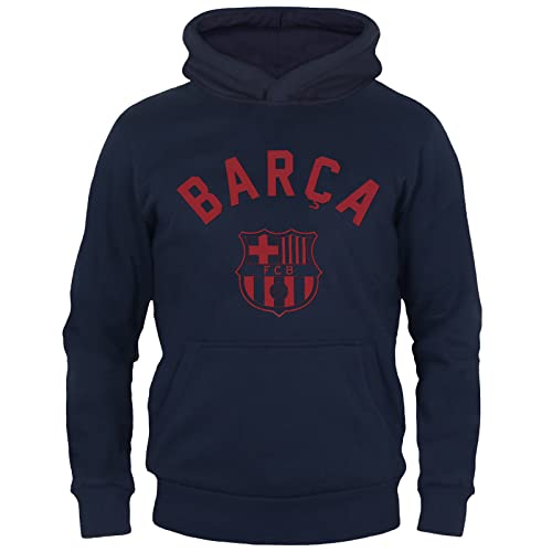 FC Barcelona - Jungen Fleece-Hoody mit Grafik-Print - Offizielles Merchandise - Geschenk für Fußballfans - 10-11 Jahre von FC Barcelona