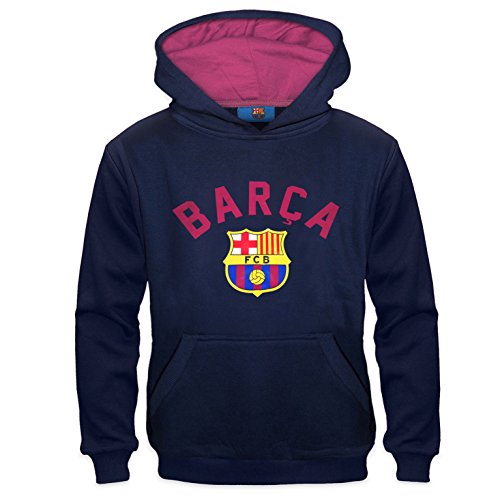 FC Barcelona - Jungen Fleece-Hoody mit Grafik-Print - Offizielles Merchandise - Geschenk für Fußballfans - 6-7 Jahre von FC Barcelona