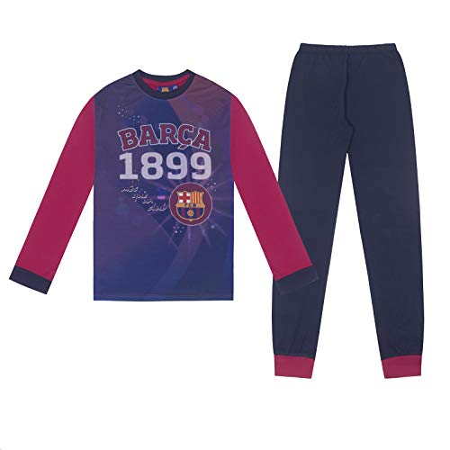 FC Barcelona - Jungen Schlafanzug - Offizielles Merchandise - Geschenk für Fußballfans - 3-4 Jahre von FC Barcelona