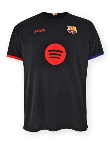 FC Barcelona Trikot 2. Trikot 24–25 für Erwachsene – Offizielle Replik – Farbe: Schwarz – Größe XL von FCB