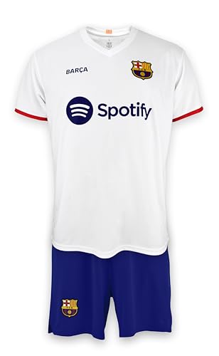 FC Barcelona Trikot und Hose Set 23/24 Saison 23/24 - Offizielle Replik mit Lizenz - Kindergröße, weiß, 10 Jahre von FC Barcelona