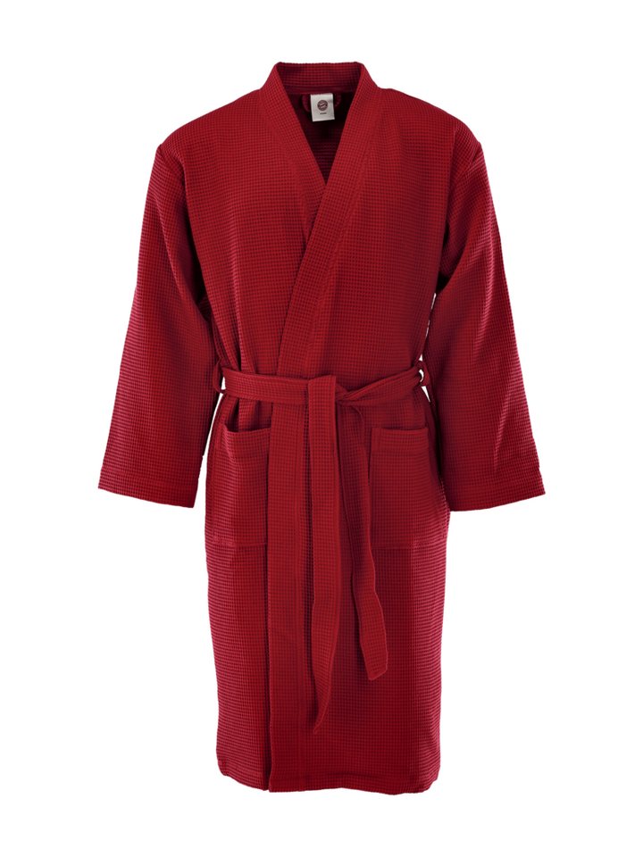 FC Bayern München Bademantel FC Bayern München I Bademantel Waffelpique I Unisex I Rot, 100% Baumwolle von FC Bayern München