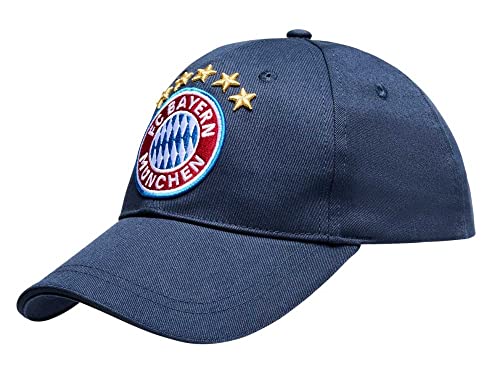 FC Bayern München Basecap Kinder Navy - Logo 5 Sterne - Kids Cap Schildmütze Kappe FCB von FC Bayern München