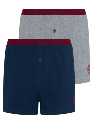 FC Bayern München Boxershorts | Boxerpants 2er-Set | Herren | Mehrfarbig von FC Bayern München