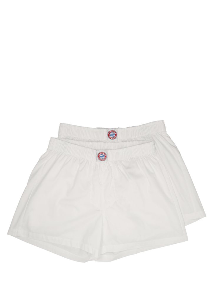 FC Bayern München Boxershorts FC Bayern München I Boxershorts Essentials 2er-Set I Herren I Weiß FC Bayern München Boxershorts FC Bayern München I Boxershorts Essentials 2er-Set I Herren I Weiß von FC Bayern München