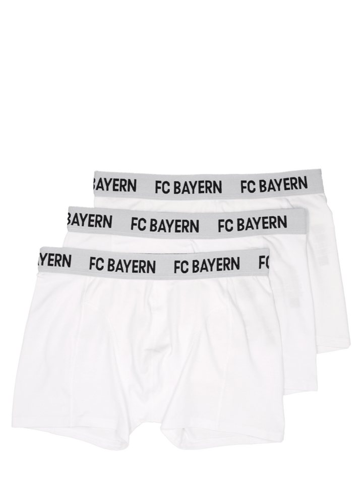 FC Bayern München Boxershorts FC Bayern München I Boxershorts Essentials 3er-Set I Herren I Weiß FC Bayern München Boxershorts FC Bayern München I Boxershorts Essentials 3er-Set I Herren I Weiß von FC Bayern München