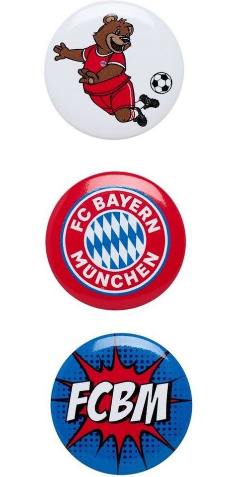 FC Bayern München Button Button 3er-Set FC Bayern München Button Button 3er-Set von FC Bayern München