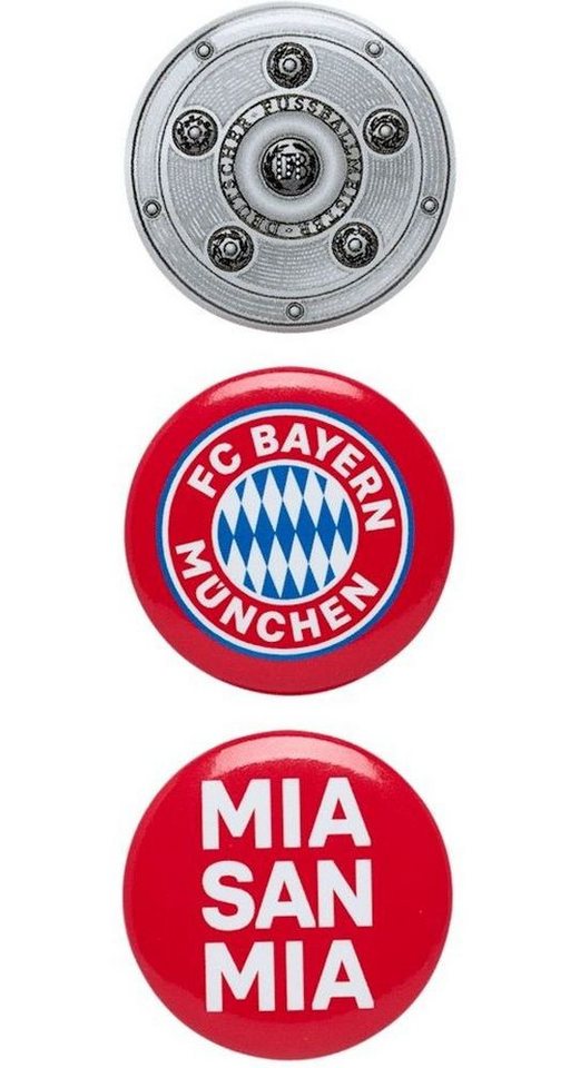FC Bayern München Button Button 3er-Set FC Bayern München Button Button 3er-Set von FC Bayern München