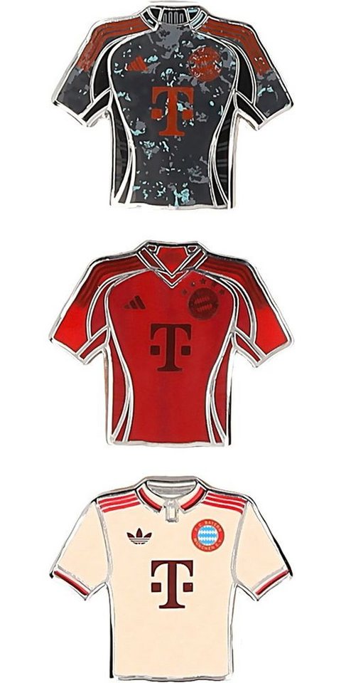 FC Bayern München Button Pin Trikots 3er-Set von FC Bayern München