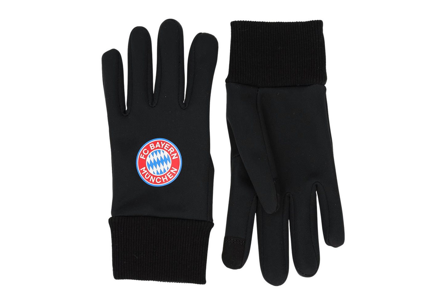 FC Bayern München Feldspielerhandschuhe FC Bayern Softshellhandschuhe Kinder schwarz M (Packung) atmungsaktiv von FC Bayern München