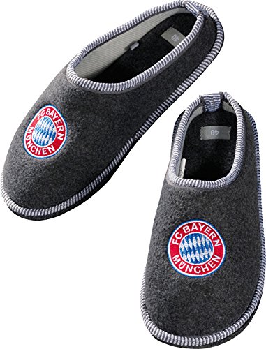 FC Bayern München Filz-Pantoffeln Logo Kids Gr. 32 von FC Bayern München