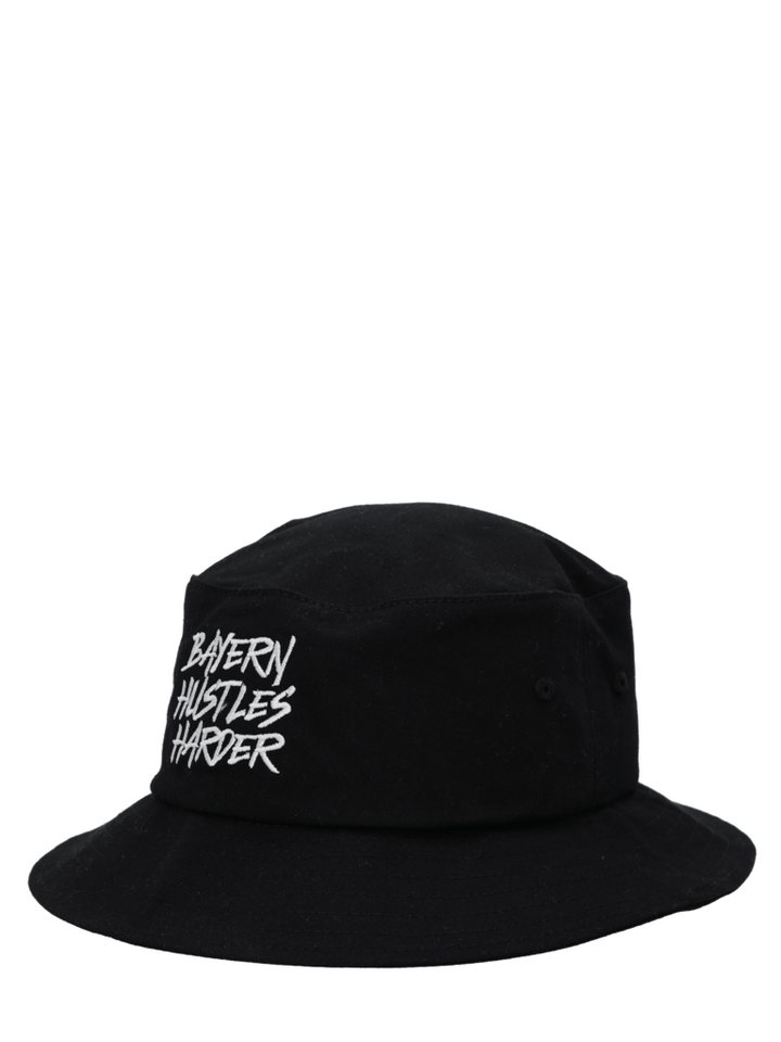 FC Bayern München Fischerhut FC Bayern München I Bucket Hat Hustles Harder I Unisex I Schwarz von FC Bayern München