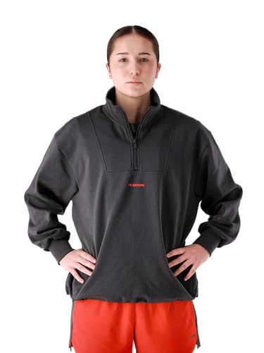 FC Bayern München I Half-Zip Sweatjacke Sports I Damen I Grau I L von FC Bayern München