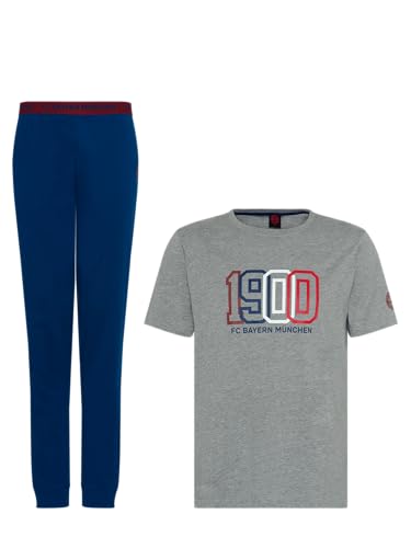 FC Bayern München I Schlafanzug 1900 I Herren I Grau I 2XL von FC Bayern München