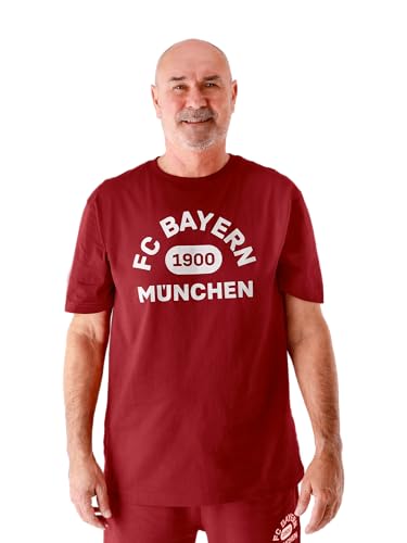 FC Bayern München I T-Shirt Essential 1900 I Herren I Bordeaux I 2XL von FC Bayern München