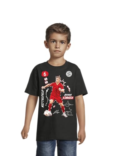 FC Bayern München I T-Shirt Kimmich I Kinder I Schwarz I 164 von FC Bayern München