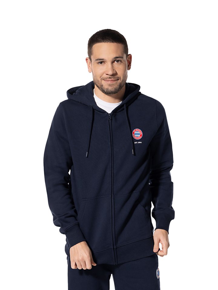 FC Bayern München Kapuzensweatjacke FC Bayern München I Zip-Hoodie Essential I Herren I Navy FC Bayern München Kapuzensweatjacke FC Bayern München I Zip-Hoodie Essential I Herren I Navy von FC Bayern München