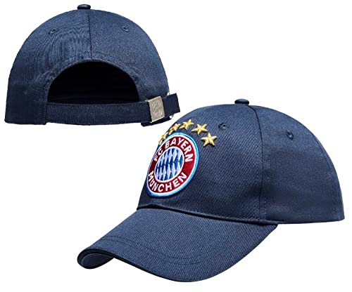 FC Bayern München Kinder Cap - Logo 5 Sterne - Kids Basecap Schildmütze Kappe FCB Farbe Navy von FC Bayern München