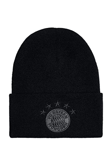 FC Bayern München Kinder Strickmütze Logo schwarz von FC Bayern München