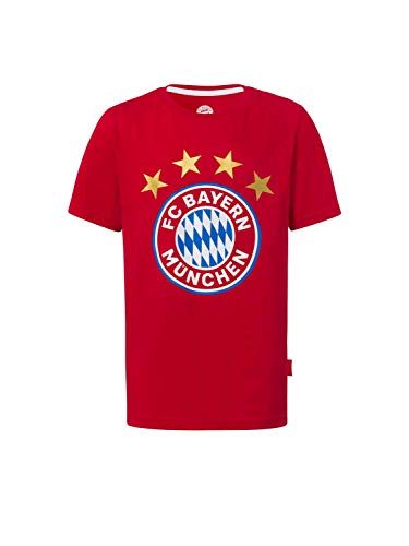 FC Bayern München Kinder T-Shirt Logo rot, 176 von FC Bayern München