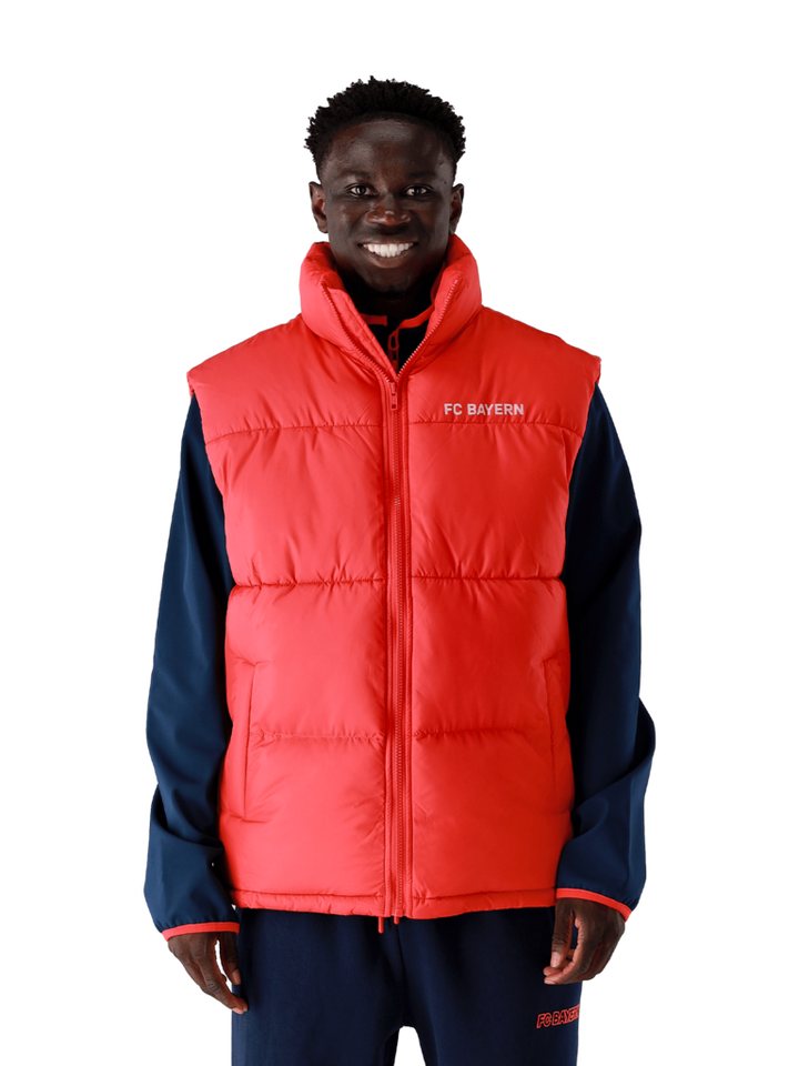FC Bayern München Longweste FC Bayern München, Weste I Steppweste Puffer, Unisex, Rot von FC Bayern München