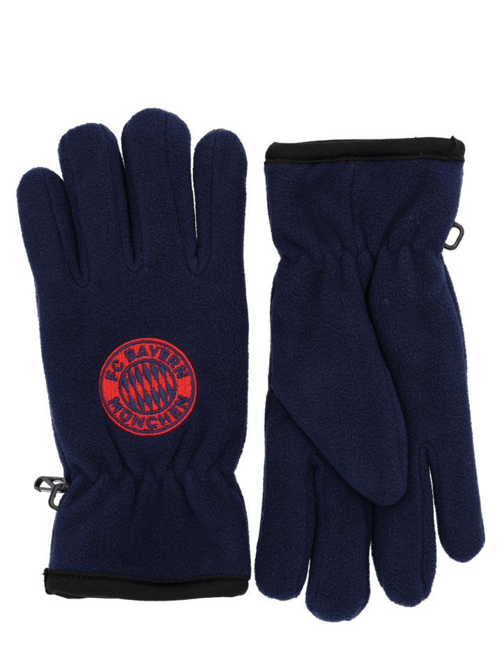 FC Bayern München Multisporthandschuhe FC Bayern München I Fleecehandschuhe Autumn I Kinder I Navy von FC Bayern München