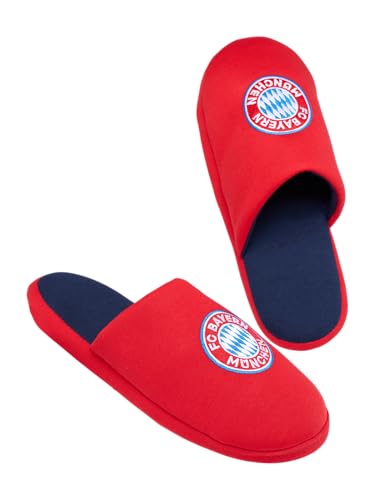 FC Bayern München Pantoffeln | Hausschuhe | Logo | Kinder | Rot von FC Bayern München