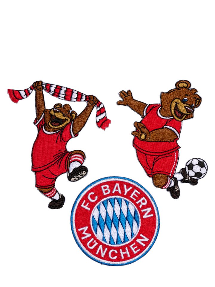 FC Bayern München Patches FC Bayern München Aufnäher I Patches I 3er-Set I Rot FC Bayern München Patches FC Bayern München Aufnäher I Patches I 3er-Set I Rot von FC Bayern München