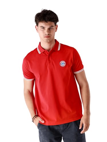 FC Bayern München | Poloshirt Essential| Herren | Rot, Navy oder Weiß | Fußball von FC Bayern München