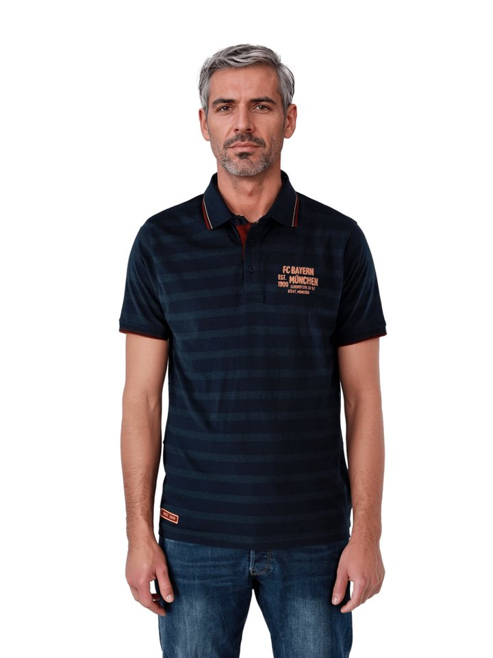 FC Bayern München Poloshirt FC Bayern München, Poloshirt Rekordmeister, Herren, Navy von FC Bayern München