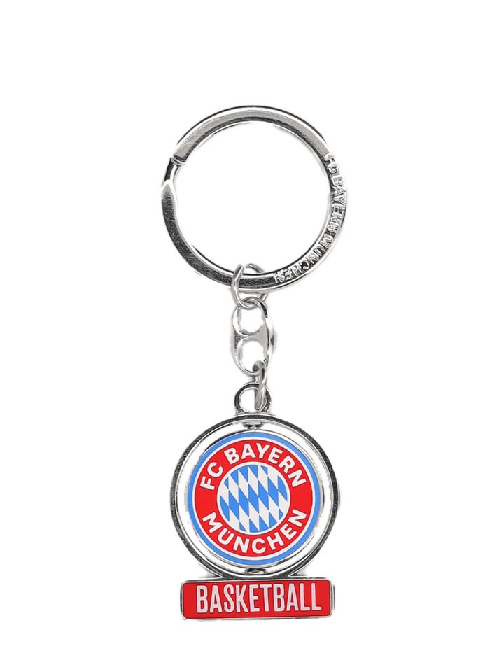 FC Bayern München Schlüsselanhänger FC Bayern München Basketball Schlüsselanhänger Logo Rot/Weiß I Fußball von FC Bayern München