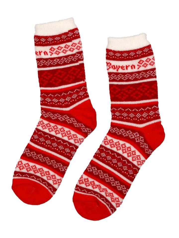 FC Bayern München Socken FC Bayern München, Kuschelsocke Winter, Unisex, Mehrfarbig von FC Bayern München