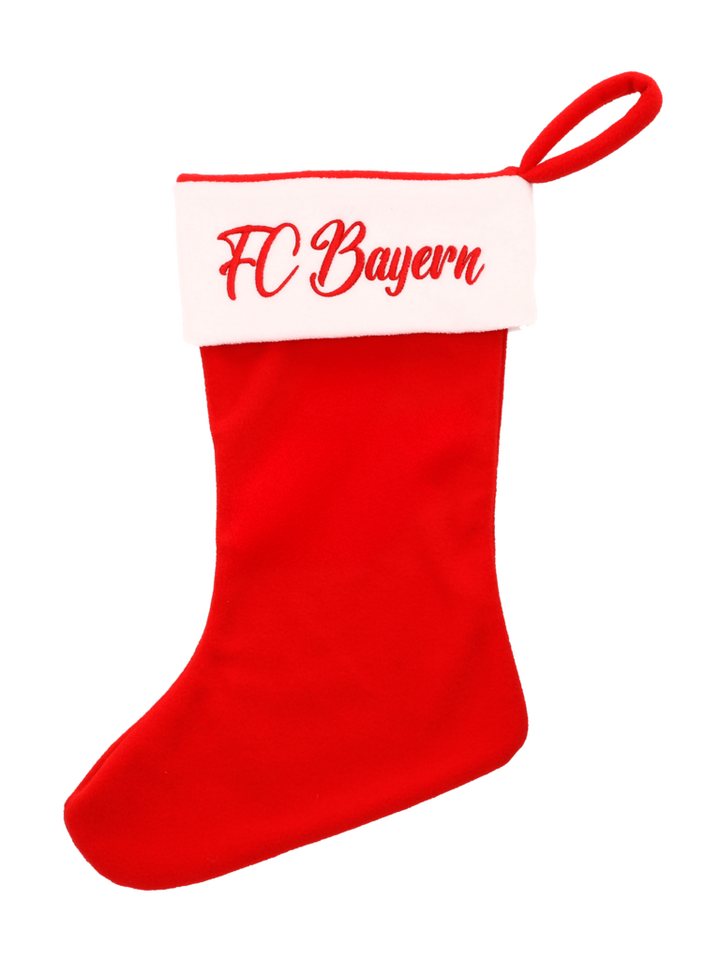 FC Bayern München Socken FC Bayern München I Nikolaussocke I Rot von FC Bayern München