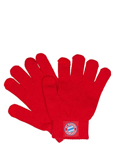 FC Bayern München Strickhandschuh mit Touch Kinder Rot von FC Bayern München