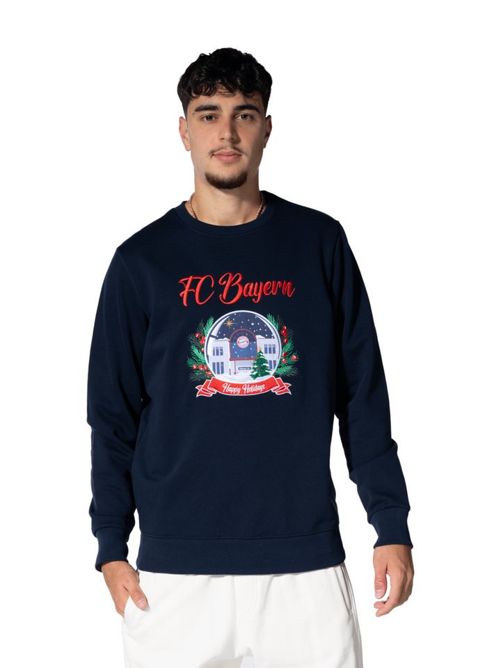FC Bayern München Sweatshirt FC Bayern München, Sweatshirt Winter, Herren, Navy von FC Bayern München