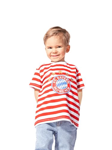 FC Bayern München | T-Shirt Essential| Baby Rot/Weiß, Rot oder Navy | Fußball von FC Bayern München