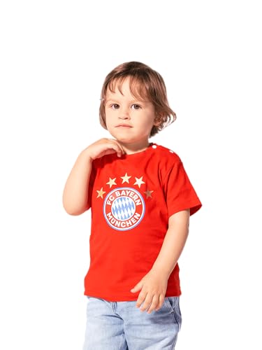 FC Bayern München | T-Shirt Essential| Baby Rot/Weiß, Rot oder Navy | Fußball von FC Bayern München