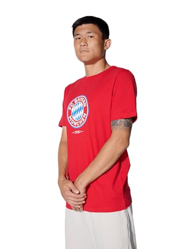 FC Bayern München I T-Shirt Essential I Herren I Rot I L von FC Bayern München