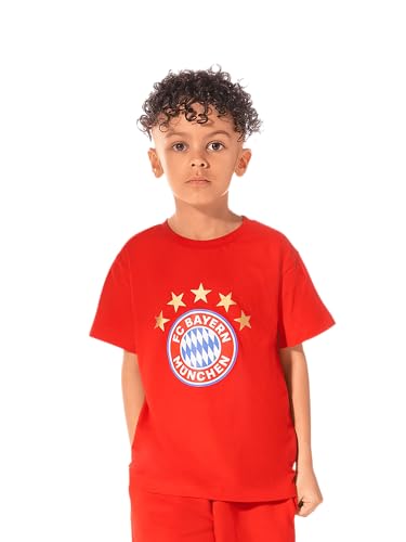 FC Bayern München I T-Shirt Essential I Kinder I Rot I 128 von FC Bayern München