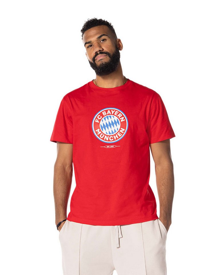 FC Bayern München T-Shirt FC Bayern Herren T-Shirt Essential Gr. S von FC Bayern München