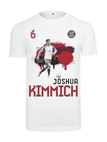 FC Bayern München T-Shirt | Joshua Kimmich | Herren | Weiß von FC Bayern München
