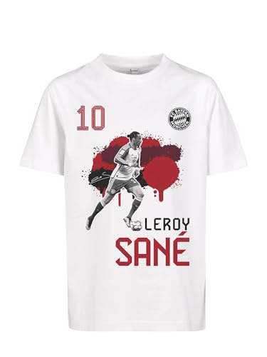 FC Bayern München T-Shirt | Leroy Sané | Kinder | Weiß von FC Bayern München