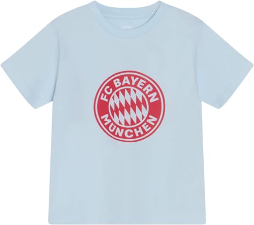 FC Bayern München T-Shirt Logo Kinder Blau Gr. 134/140 von FC Bayern München