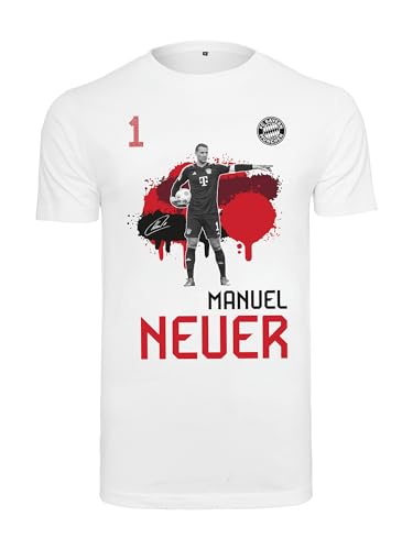 FC Bayern München T-Shirt | Manuel Neuer | Herren | Weiß von FC Bayern München