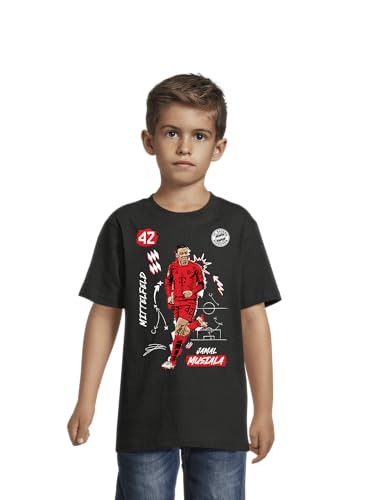 FC Bayern München I T-Shirt Musiala I Kinder I Schwarz I 164 von FC Bayern München