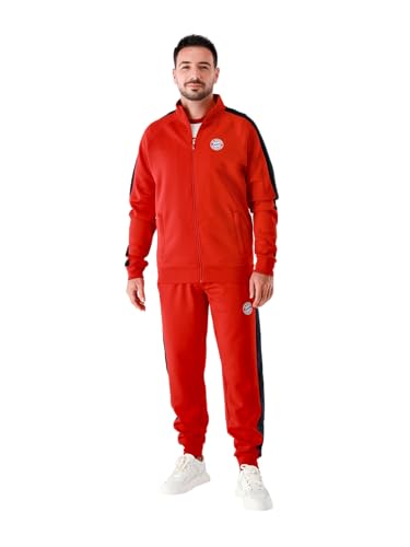 FC Bayern München | Trainingsanzug I Jogginganzug I Essential | Unisex | Rot | L von FC Bayern München