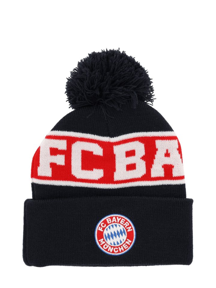 FC Bayern München Wendemütze FC Bayern München I Bommelmütze Logo I Kinder I Navy von FC Bayern München