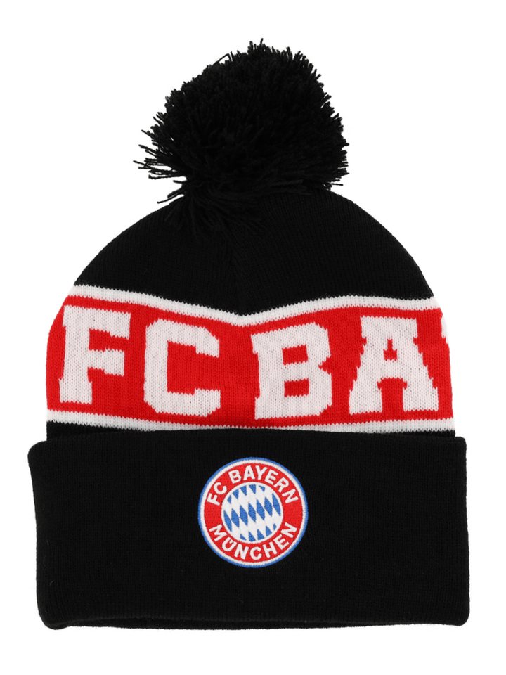 FC Bayern München Wendemütze FC Bayern München I Bommelmütze Logo I Unisex I Schwarz von FC Bayern München