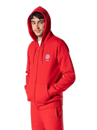 FC Bayern München I Zip-Hoodie Essential I Herren I Rot I 2XL von FC Bayern München