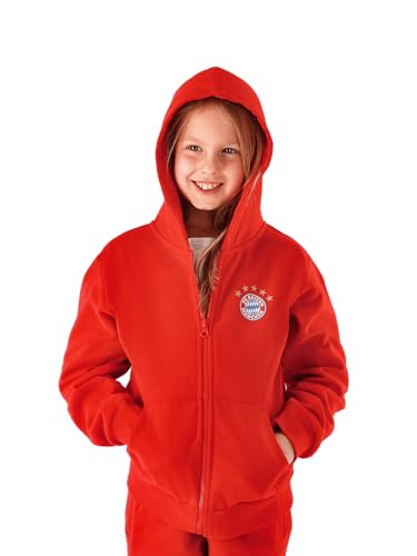 FC Bayern München I Zip-Hoodie Essential I Kinder I Rot I 152 von FC Bayern München